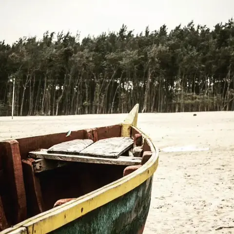 The Beached Boat, Coastal India