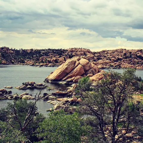 Lake Among the Boulders, Prescott, Arizona, USA