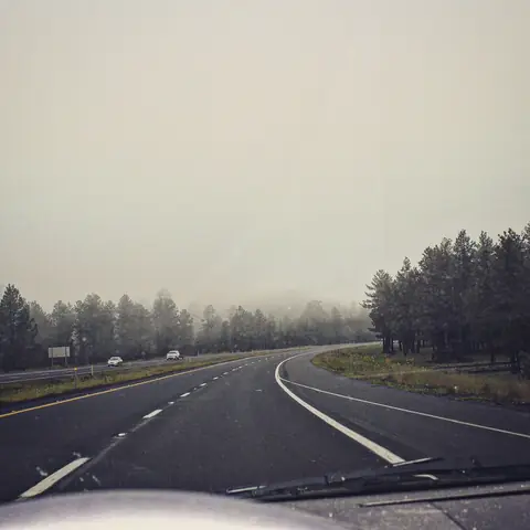 Misty Road, Arizona, USA