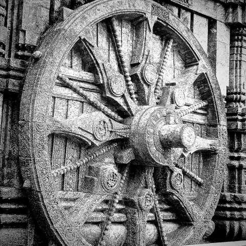 Wheel of Time, Konark, Odisha