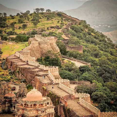 The Great Wall of India, Kumbhalgarh, Rajasthan