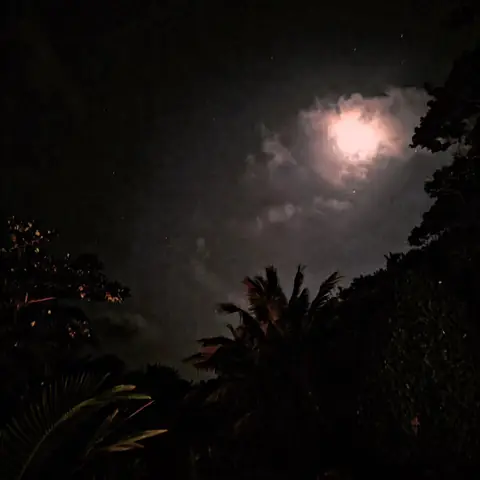 Moon Through Cloud, Coastal India