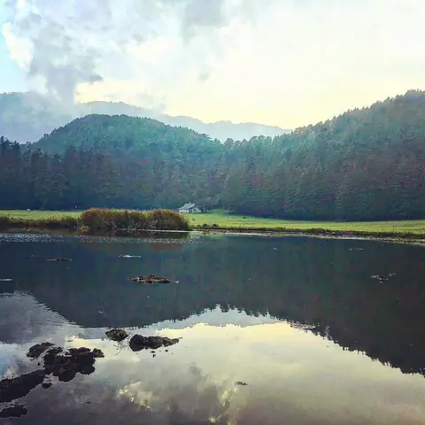 Mirror Lake, Khajjiar, Himachal Pradesh
