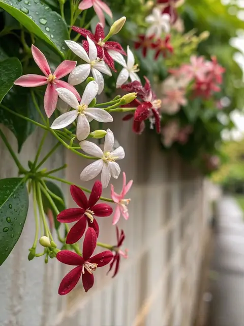 Rangoon Creeper After Rain, India