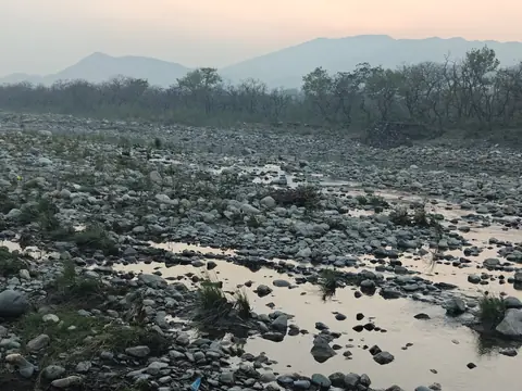 Riverbed at Last Light, Dehradun, Uttarakhand